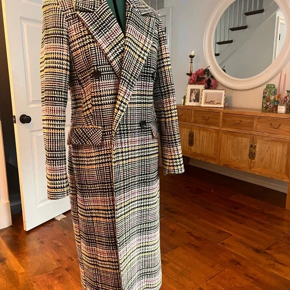 Avec Les Filles Multicolor Plaid Blazer - Picture 2 of 8